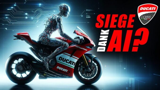Wie Ducati mit künstlicher Intelligenz die MotoGP dominiert Quelle: Glomex https://imageservicethumbs.glomex.com/dC1ibWIwYWlpZmljaXgvMjAyNC8wMS8yNy8xMy81N18yNl82NWI1MGJjNjExMzEwLmpwZw==/profile:player-960x540/image.jpg v-cypjhztdqtr5